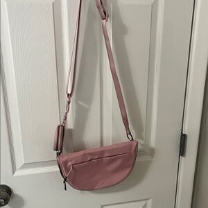 Elegant Pink Crossbody Bag